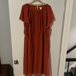 Burnt orange London Times Dress